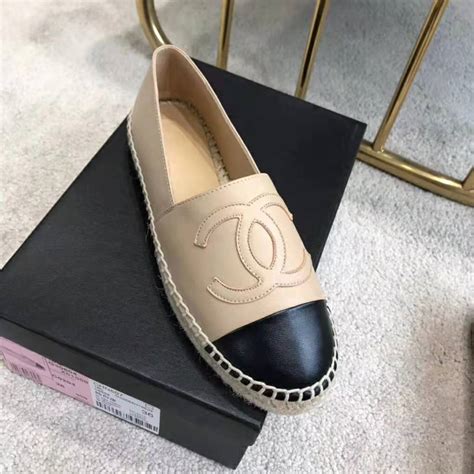 chanel leather espadrilles size 41|authentic Chanel espadrilles.